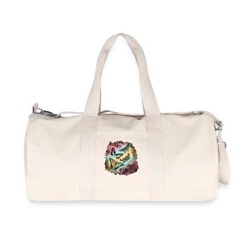 Papillons colorés Soft Grunge - Sac de sport en toile recyclée Stanley/Stella - blanc naturel - Devant