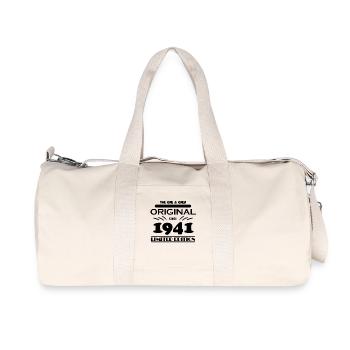 1941 - Year of construction 1941 - Born 1941 - Recycled Canvas Sports Bag by Stanley/Stella - natural - Front
