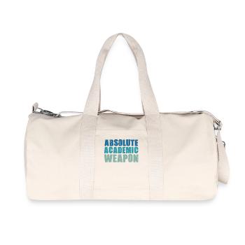 Students Absolute Academic Weapon - Recycled Canvas Sports Bag by Stanley/Stella - natural - Front