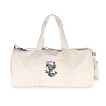Mouffette - Sac de sport en toile recyclée Stanley/Stella - blanc naturel - Devant