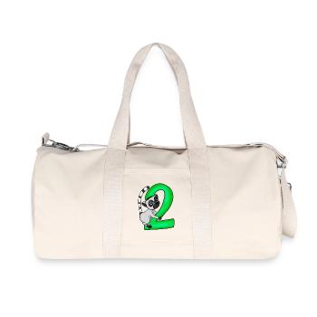 2 years old - Recycled Canvas Sports Bag by Stanley/Stella - natural - Front