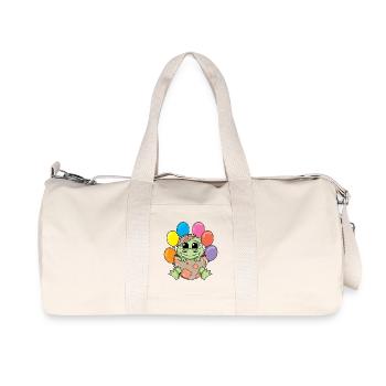 Dino - Sac de sport en toile recyclée Stanley/Stella - blanc naturel - Devant