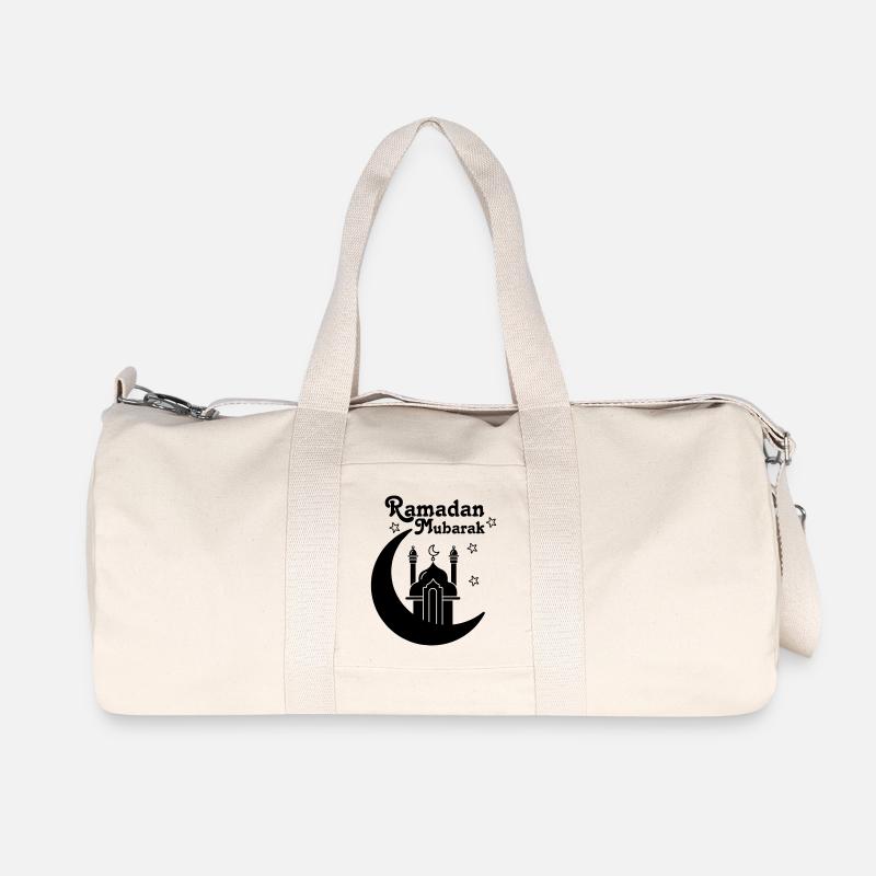 Ramadan Mubarak Symbol des Islam - Recycelte Canvas-Sporttasche von Stanley/Stella - Naturweiß