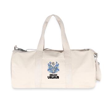 Urlaub Anker Nordsee - Recycelte Canvas-Sporttasche von Stanley/Stella - Naturweiß - Vorne