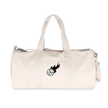 Volley-ball - Sac de sport en toile recyclée Stanley/Stella - blanc naturel - Devant