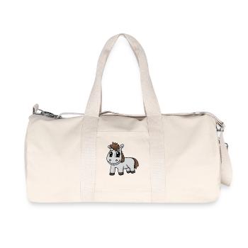 Horse - Recycled Canvas Sports Bag by Stanley/Stella - natural - Front