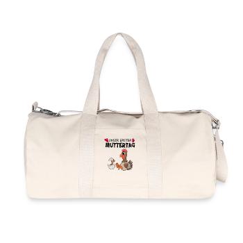 Muttertag - erster Muttertag Geschenk - Recycelte Canvas-Sporttasche von Stanley/Stella - Naturweiß - Vorne