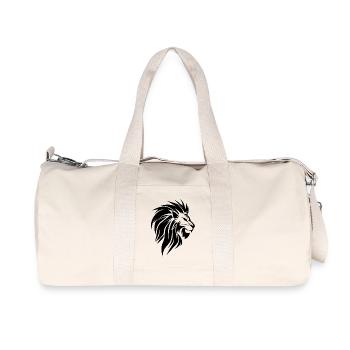 Evil Lion Head Tattoo Style Elegant Mane - Sac de sport en toile recyclée Stanley/Stella - blanc naturel - Devant