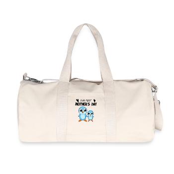 Fête des Mères - Premier cadeau de la fête des Mères - Sac de sport en toile recyclée Stanley/Stella - blanc naturel - Devant