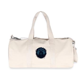 Aesthetics Gothic Skull Girl Femme Fatale - Recycled Canvas Sports Bag by Stanley/Stella - natural - Front