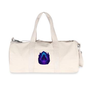 Neon Gothic Church Gothic Architecture - Recycled Canvas Sports Bag by Stanley/Stella - natural - Front