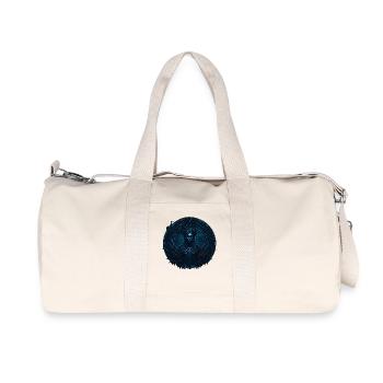 Gothic Roses Girl Skeleton Dark Style - Recycled Canvas Sports Bag by Stanley/Stella - natural - Front