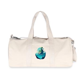 Paysage insulaire asiatique imaginatif - Sac de sport en toile recyclée Stanley/Stella - blanc naturel - Devant
