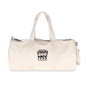 1955 - Born 1955 - Built in 1955 - Recycled Canvas Sports Bag by Stanley/Stella - natural - Front