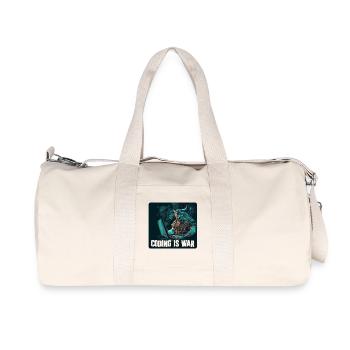 Programmier Wikinger - Recycelte Canvas-Sporttasche von Stanley/Stella - Naturweiß - Vorne