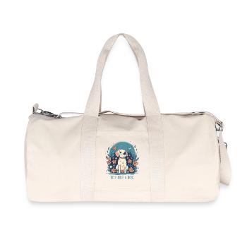 Vivez comme un chien - Sac de sport en toile recyclée Stanley/Stella - blanc naturel - Devant