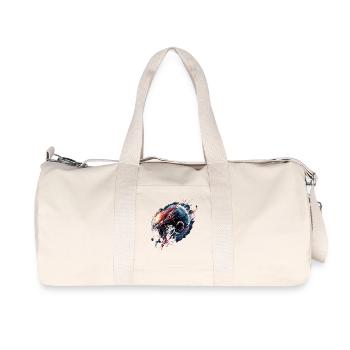 Alien Creature Planet Sci-Fi - Recycled Canvas Sports Bag by Stanley/Stella - natural - Front