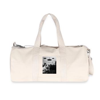 Possum Alien Invasion Uap Weirdcore - Recycled Canvas Sports Bag by Stanley/Stella - natural - Front