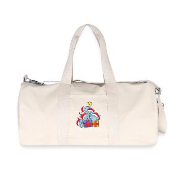 Maus Baum Weihnachten Weihnachtsbaum - Recycelte Canvas-Sporttasche von Stanley/Stella - Naturweiß - Vorne