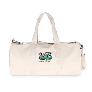 park your home where you want it to be - Recycled Canvas Sports Bag by Stanley/Stella - natural - Front