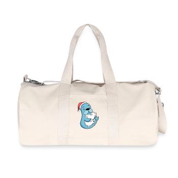 Lion de mer mignon fatigué Noël - Sac de sport en toile recyclée Stanley/Stella - blanc naturel - Devant