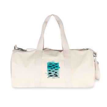 Aquarium Fish Aquarist Ornamental Fish - Recycled Canvas Sports Bag by Stanley/Stella - natural - Front