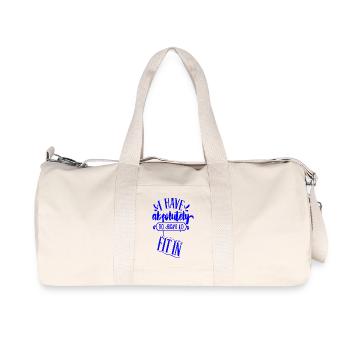 Je n’ai absolument aucune envie de m’intégrer - Sac de sport en toile recyclée Stanley/Stella - blanc naturel - Devant