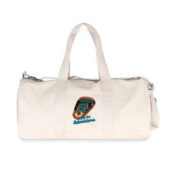 Summer Camp Adventure Enjoy - Recycled Canvas Sports Bag by Stanley/Stella - natural - Front