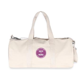I have the best mom in the whole world - Recycled Canvas Sports Bag by Stanley/Stella - natural - Front