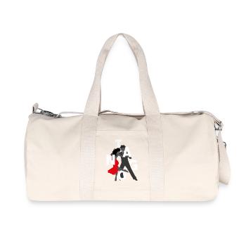 Tango Tänzer - Recycelte Canvas-Sporttasche von Stanley/Stella - Naturweiß - Vorne
