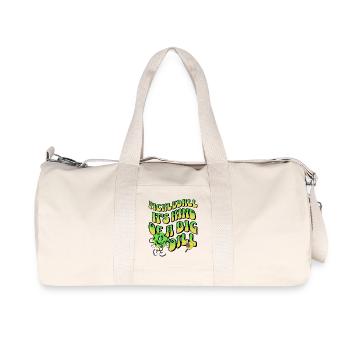 Pickleball It's Kind Of A Big Dill Funny Saying - Recycled Canvas Sports Bag by Stanley/Stella - natural - Front