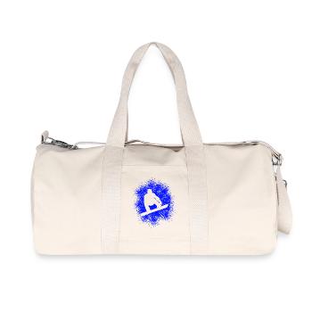Snowboard Wintersprotler - Recycelte Canvas-Sporttasche von Stanley/Stella - Naturweiß - Vorne