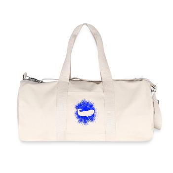 Sperm Whale Ocean Protector - Recycled Canvas Sports Bag by Stanley/Stella - natural - Front