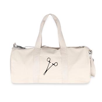 Pince à épiler pour artères - Sac de sport en toile recyclée Stanley/Stella - blanc naturel - Devant