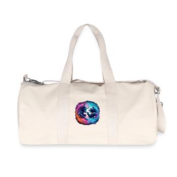 Trading boursier haussier vs baissier - Sac de sport en toile recyclée Stanley/Stella - blanc naturel - Devant