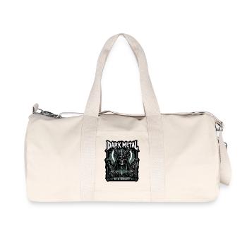 Dark Metal Skeletal Cult - Recycled Canvas Sports Bag by Stanley/Stella - natural - Front