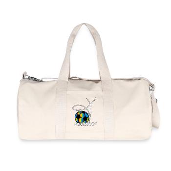 Football, Germany, Sport - Recycled Canvas Sports Bag by Stanley/Stella - natural - Front