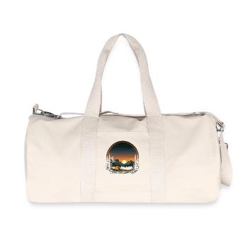 Coucher de soleil en plein air - Sac de sport en toile recyclée Stanley/Stella - blanc naturel - Devant