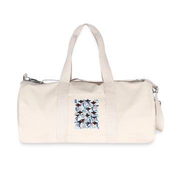 Ocean Camouflage – marine life in camouflage style - Recycled Canvas Sports Bag by Stanley/Stella - natural - Front