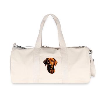 Rhodesian Ridgeback Hunting Dog Dogs Pride Ridgeback - Recycled Canvas Sports Bag by Stanley/Stella - natural - Front