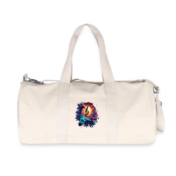 Surfer Windsurfing Enthusiasten - Recycelte Canvas-Sporttasche von Stanley/Stella - Naturweiß - Vorne