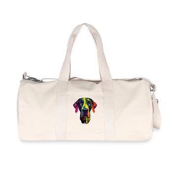 Great Dane Hatz Male Saupacker Great Dane - Recycled Canvas Sports Bag by Stanley/Stella - natural - Front