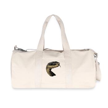 Snake Python Cobra Mamba Rattlesnake Snake - Recycled Canvas Sports Bag by Stanley/Stella - natural - Front