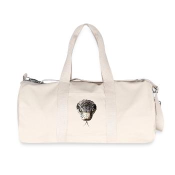 Snake Python Cobra Mamba Rattlesnake Snake - Recycled Canvas Sports Bag by Stanley/Stella - natural - Front