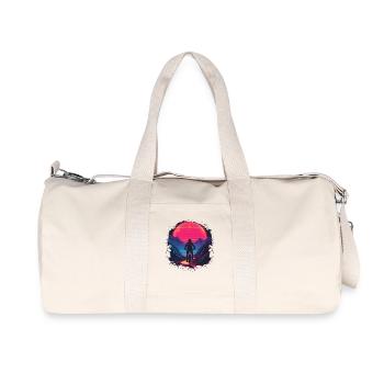 VTT Synthwave - Sac de sport en toile recyclée Stanley/Stella - blanc naturel - Devant