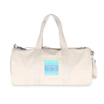 25 Years Legendary - Jubiläum, Jahrestag, Firma - Recycelte Canvas-Sporttasche von Stanley/Stella - Naturweiß - Vorne