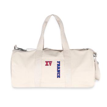 Sports supporters xv France Maillot de sports - Sac de sport en toile recyclée Stanley/Stella - blanc naturel - Devant