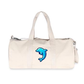 Dolphin - Recycled Canvas Sports Bag by Stanley/Stella - natural - Front