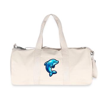 Dolphin - Recycled Canvas Sports Bag by Stanley/Stella - natural - Front