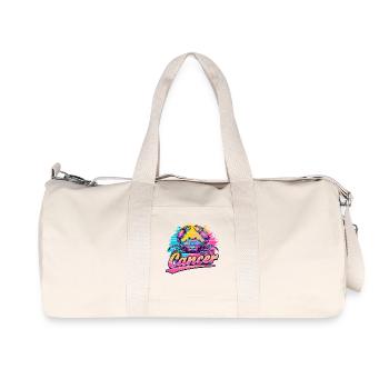 Cancer Horoscope Sign Astrology Vintage Design. - Recycled Canvas Sports Bag by Stanley/Stella - natural - Front